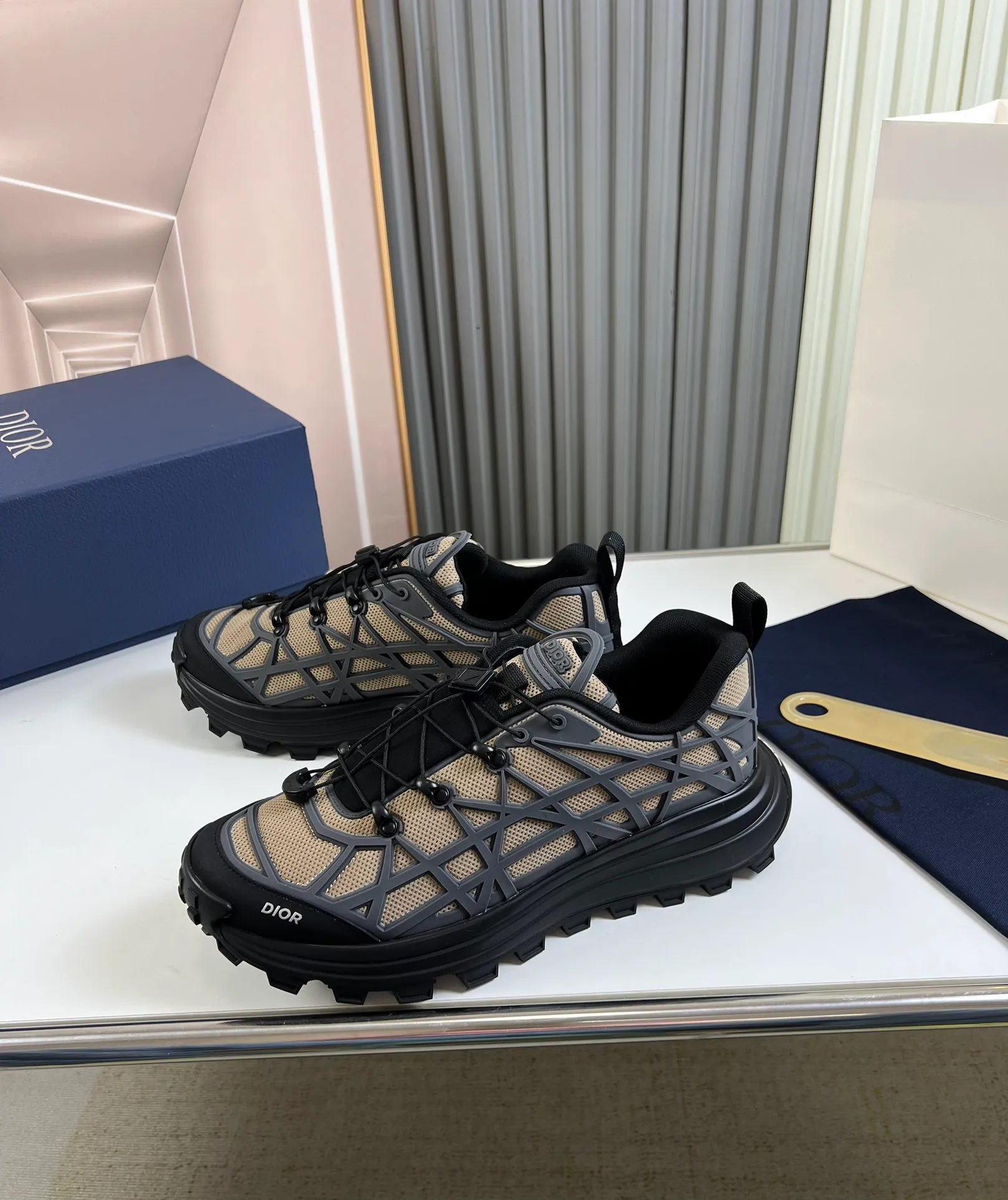 Men's men's shoes 💰640💰 Dior. The latest hot sale 🔥Official website 1:1 replica ⬆️Imported mesh technology, comfortable mesh lining 38-45 (45 customized, non-returnable)